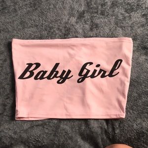 babygirl tube top
